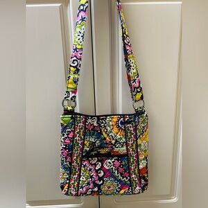 Vera Bradley crossbody bag in the "Rio" pattern.